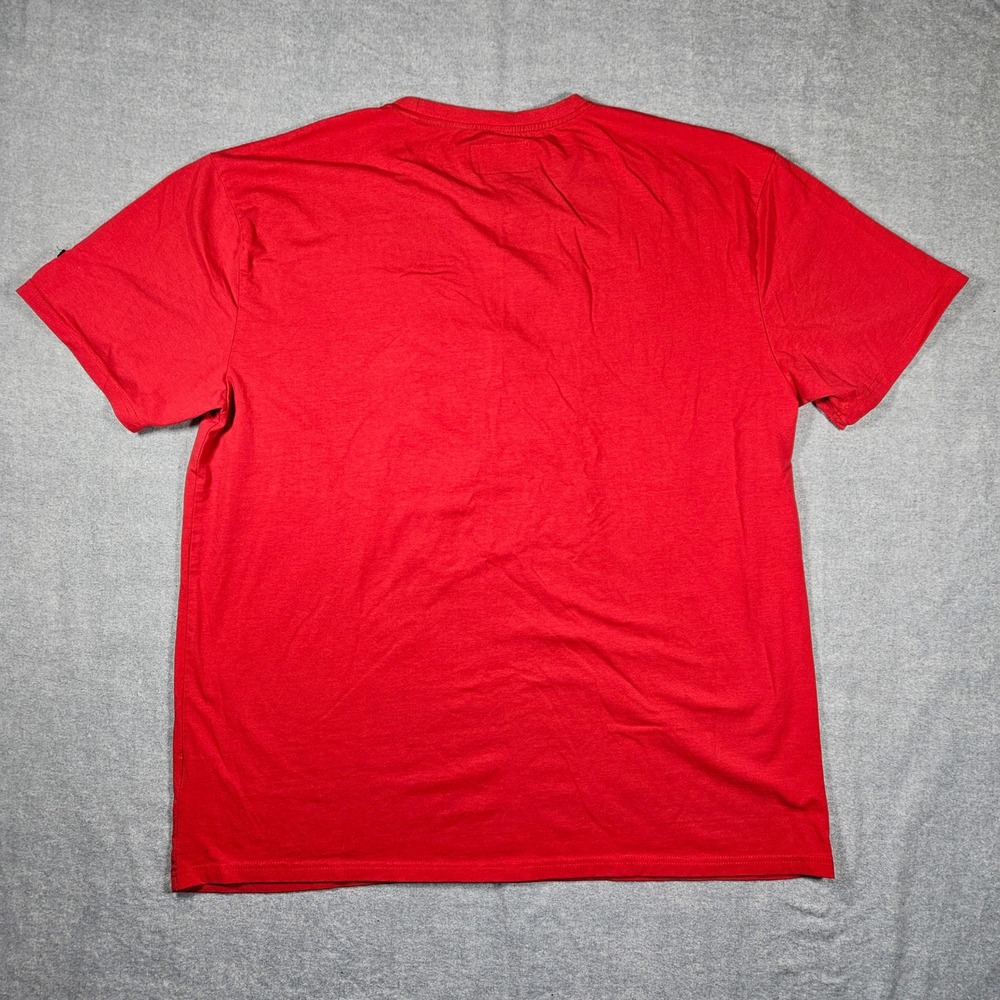 BKYS Mens Lucky Charm Voodoo Bunny T-Shirt Red 4XL Short Sleeve Streetwear - Picture 4 of 6